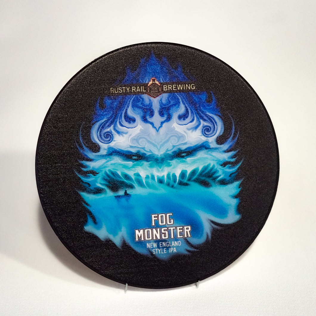 Ceramic Fog Monster Coaster