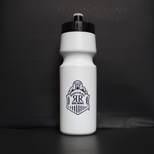 White Logo Water Bottle